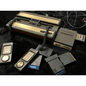 Mattel Electronics Intellivision Model 2609 Console Bundle IntelliVoice 5 Games